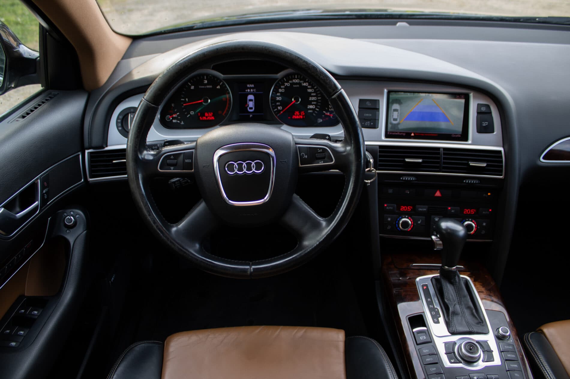 2009 AUDI A6, čierna sedan, 268 281 km