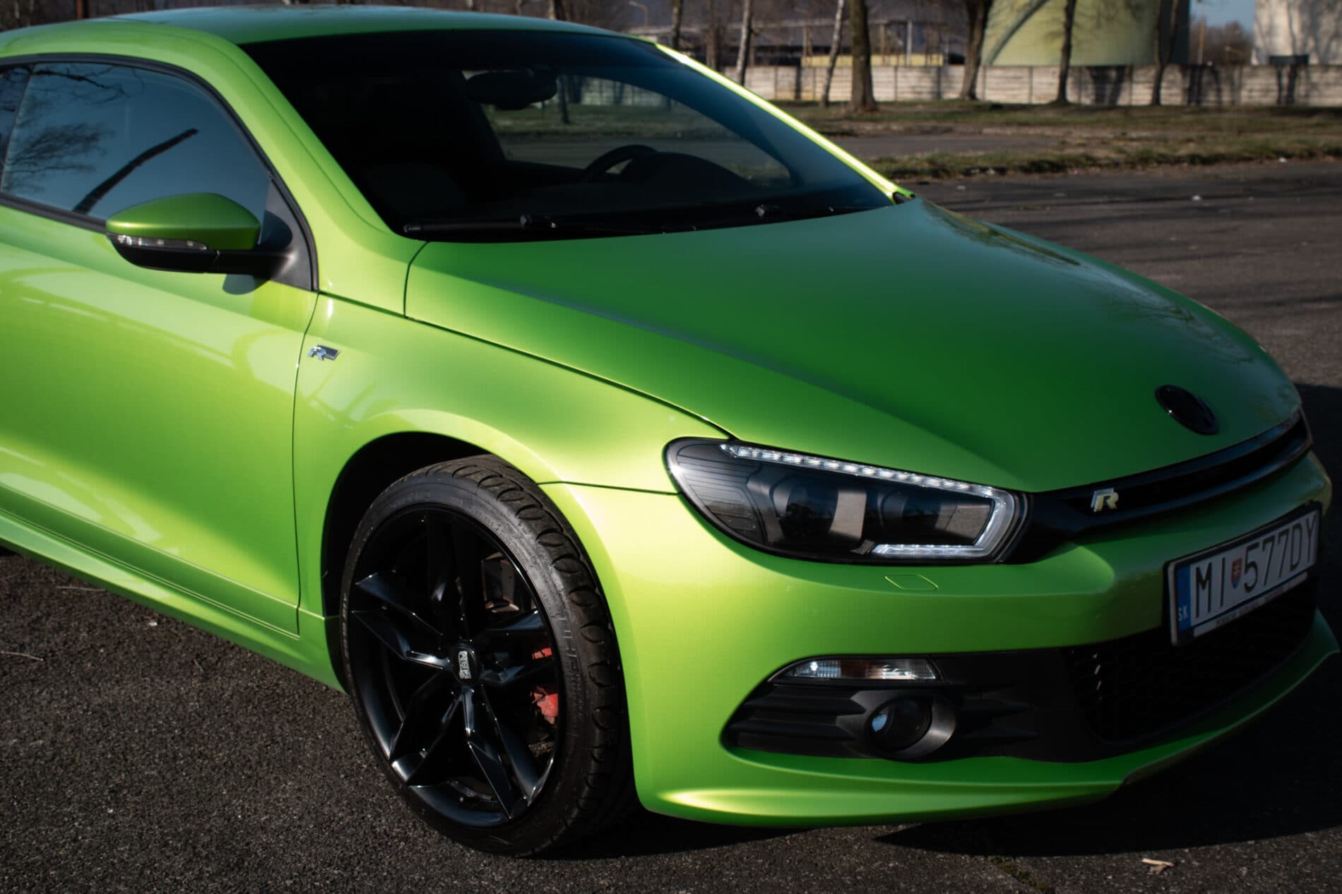 2010 Volkswagen Scirocco, zelená kupé, 144 946 km